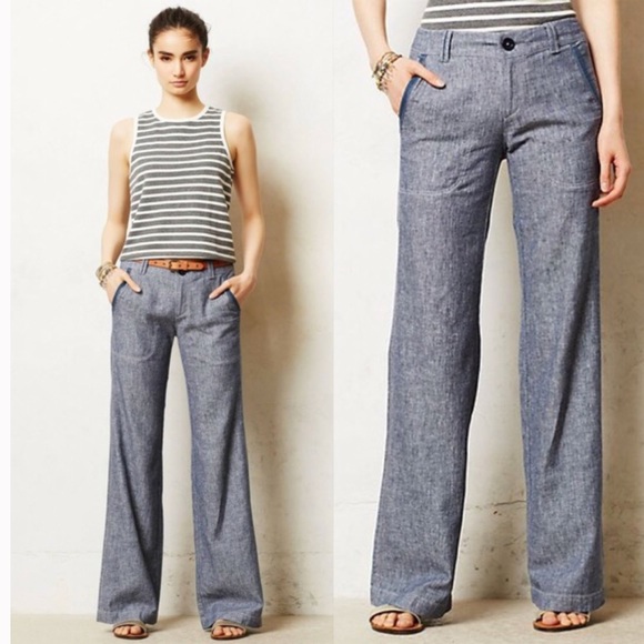 Anthropologie Pants - Anthropologie Pilcro & Letterpress Wide Leg Pants